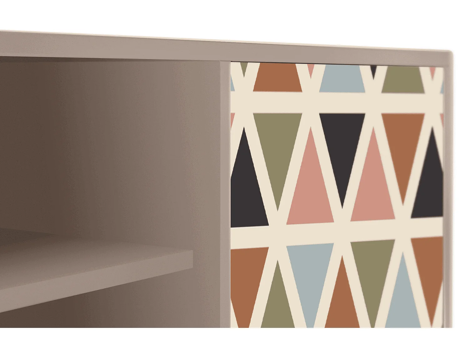 TV-meubel - 170х69х48 cm - T2 - Royal Triangles, Latte