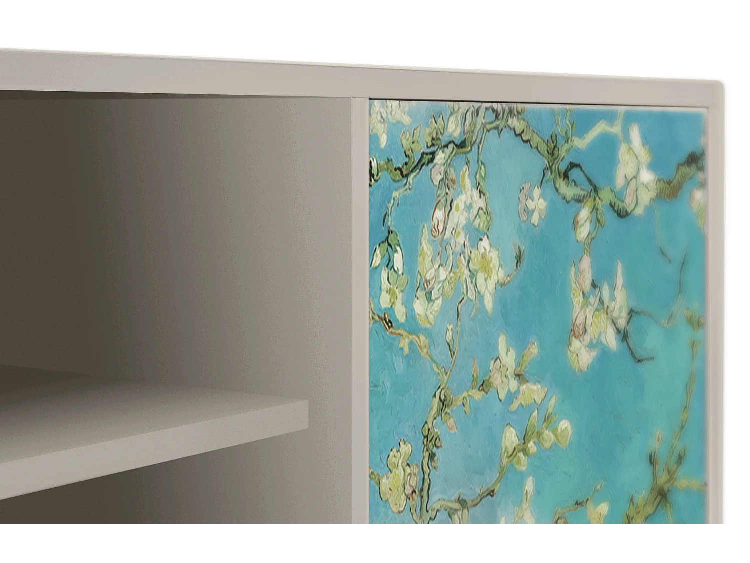 Szafka RTV - 170х69х48 cm - T2 - Almond Blossom, Piaskowy