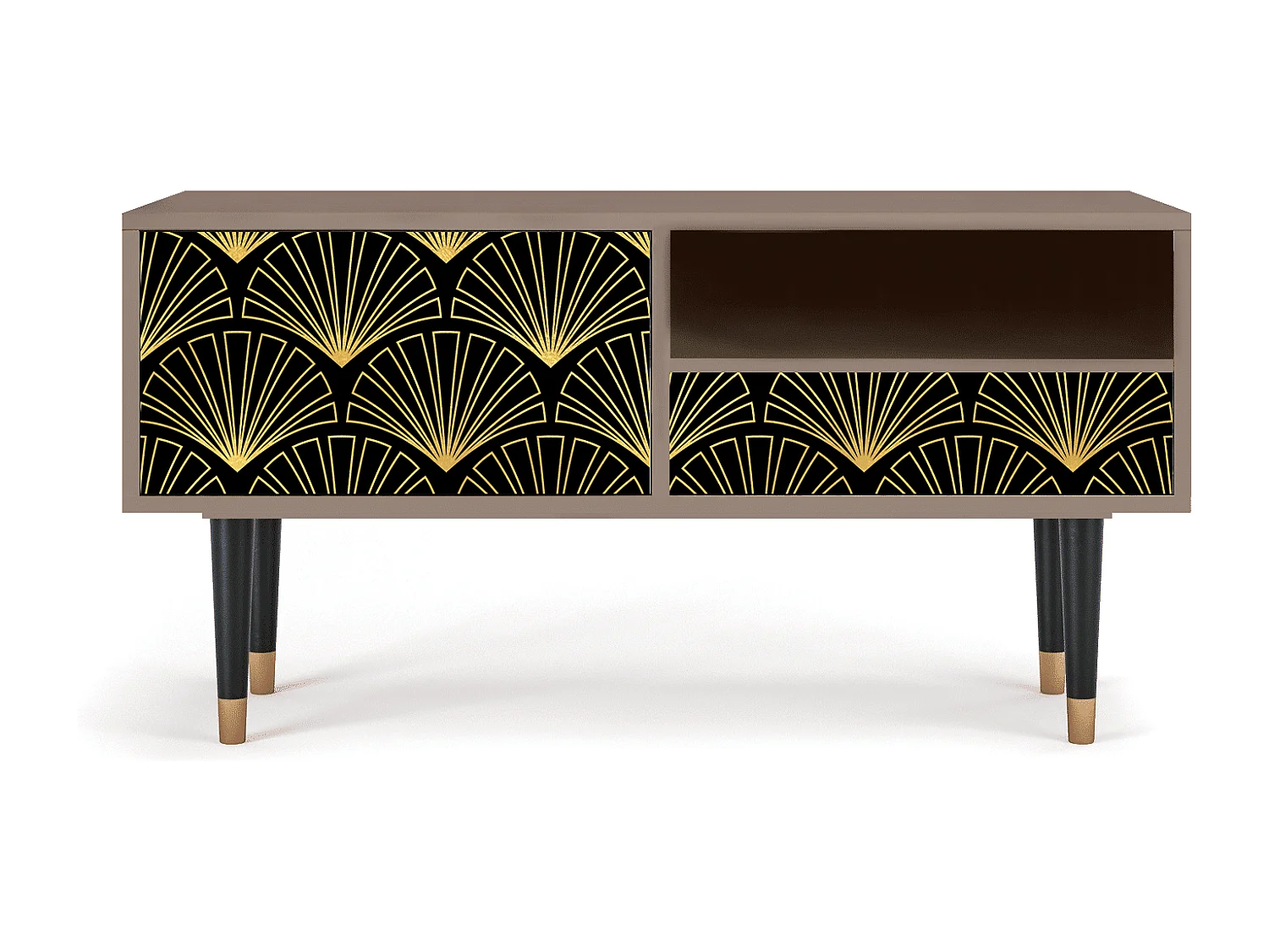 Mueble de TV - 115х59х48 cm - T3 - Bird of Juno, Latte