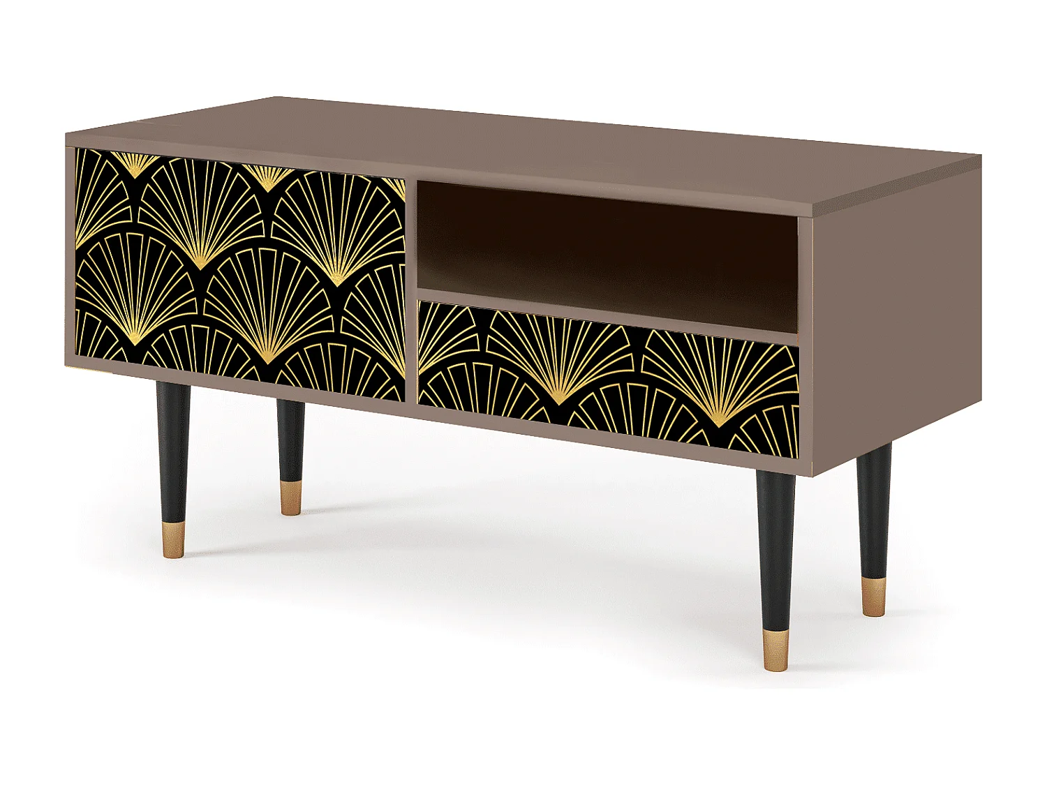 Mueble de TV - 115х59х48 cm - T3 - Bird of Juno, Latte