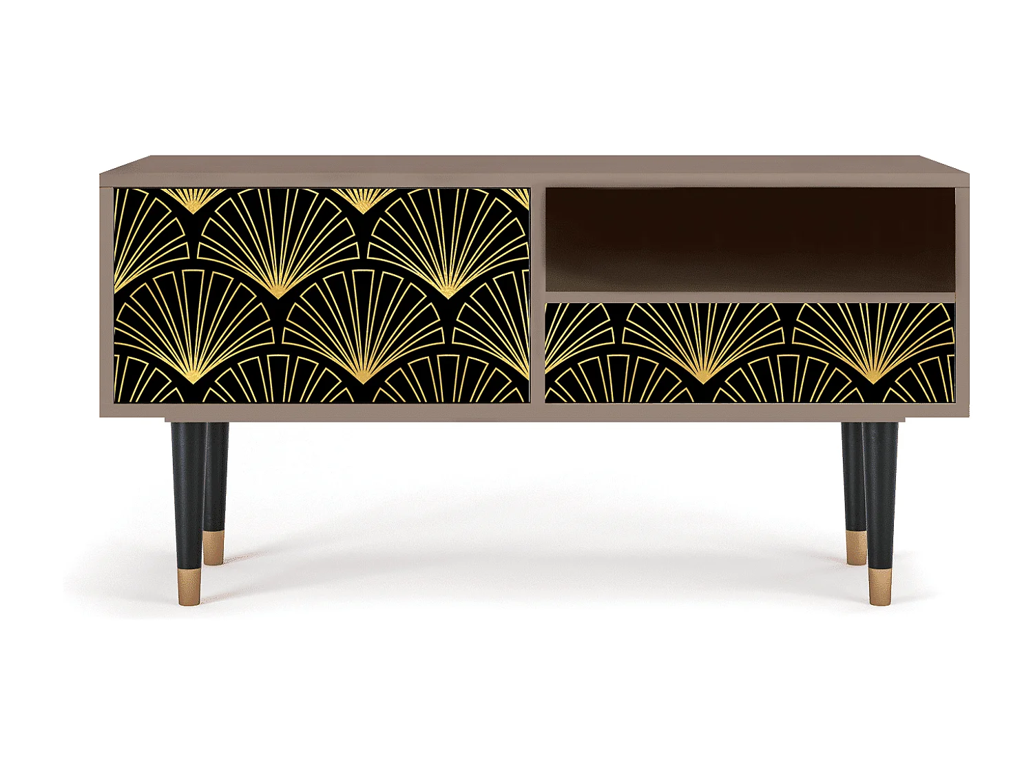 Mueble de TV - 115х59х48 cm - T3 - Bird of Juno, Latte