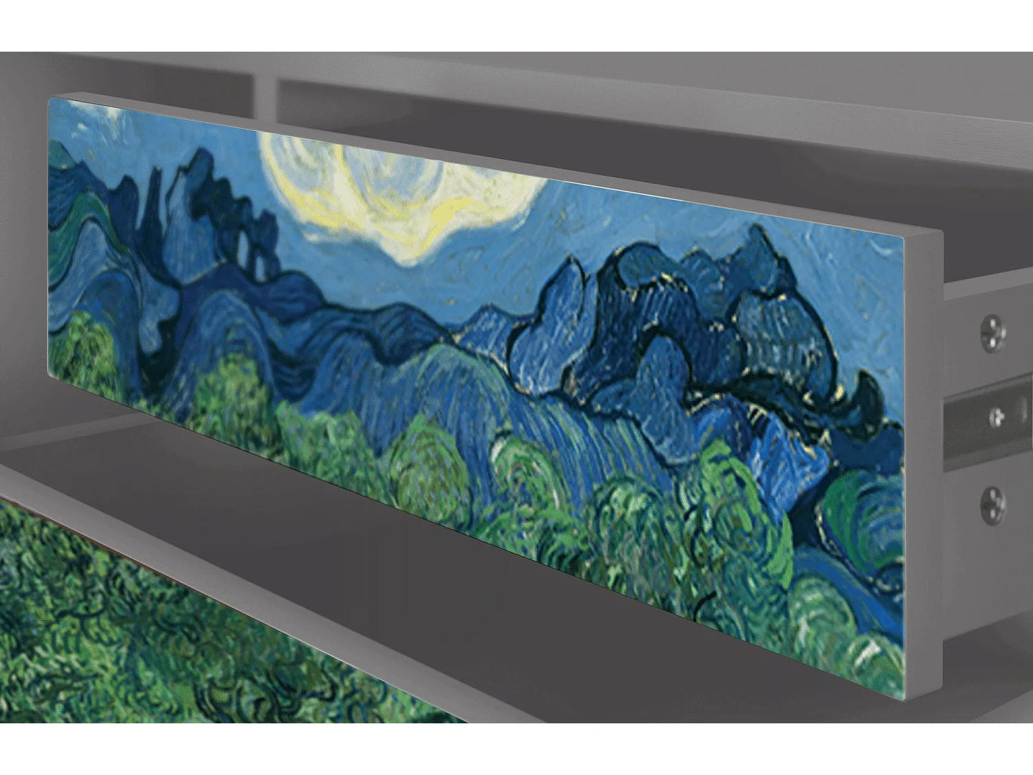 Meuble TV - 170х59х48 cm - T4 - The Oil Trees, Gris