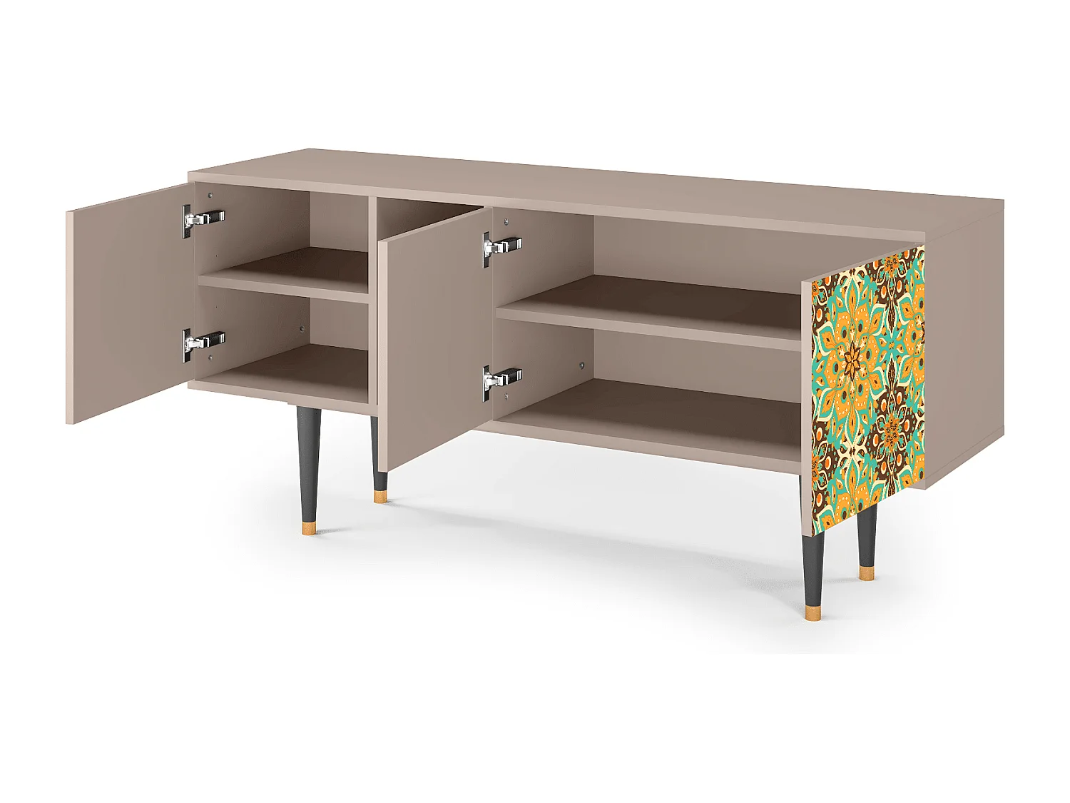 Meuble TV - 150х69х41 cm - T5 - Indian Spices, Latte