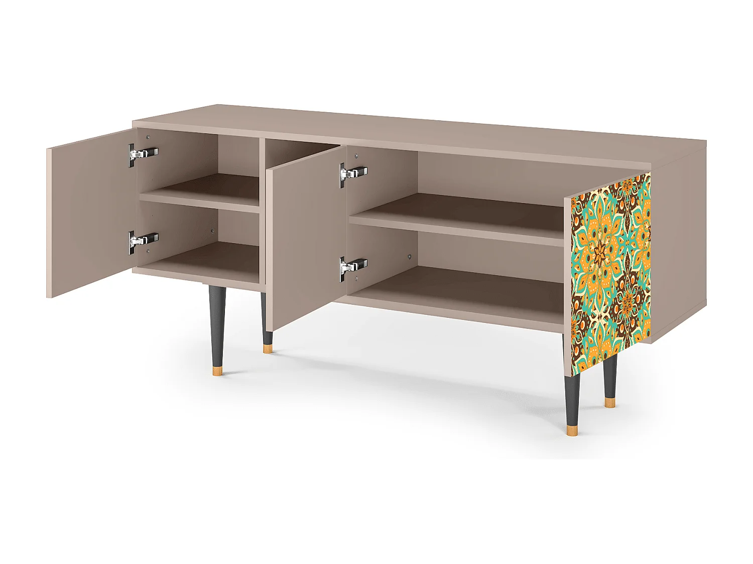 Mueble de TV - 150х69х41 cm - T5 - Indian Spices, Latte