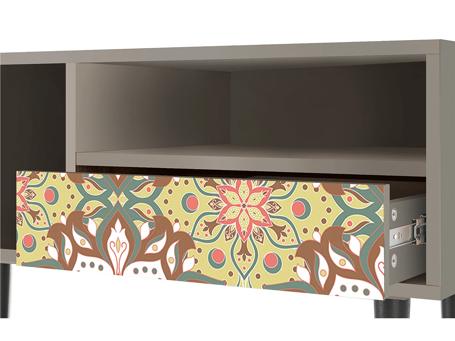 Mueble de TV - 115х59х48 cm - T3 - Chinese Tea, Areia