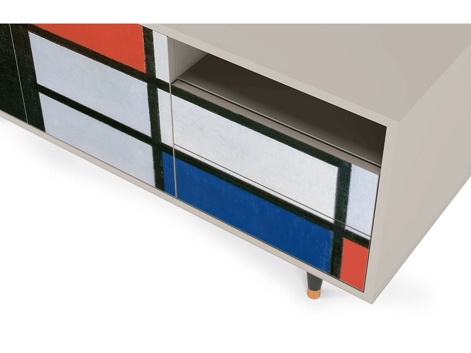 TV-meubel - 125х56х41 cm - T7 - Composition, Zand