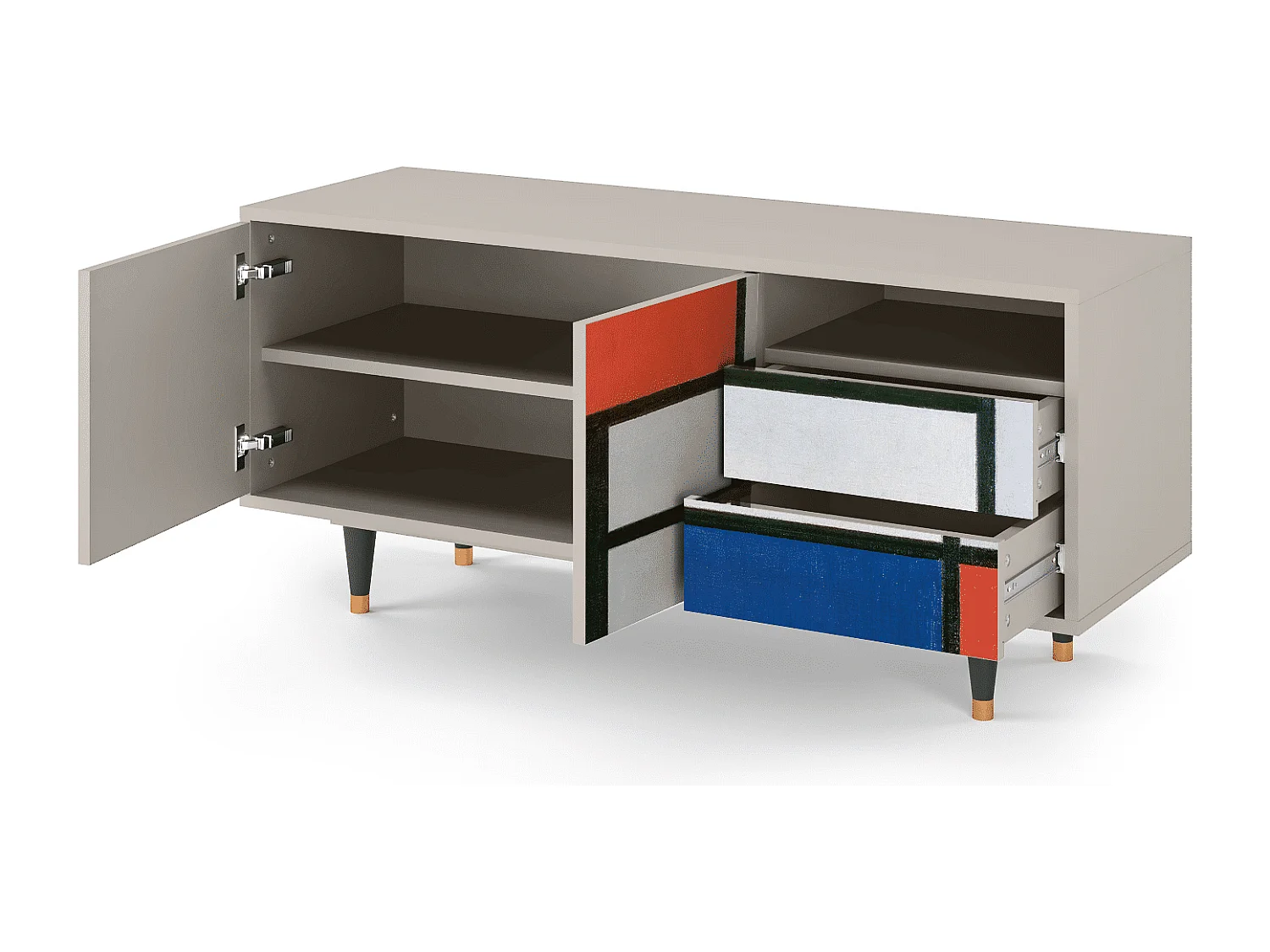 Mueble de TV - 125х56х41 cm - T7 - Composition, Arena