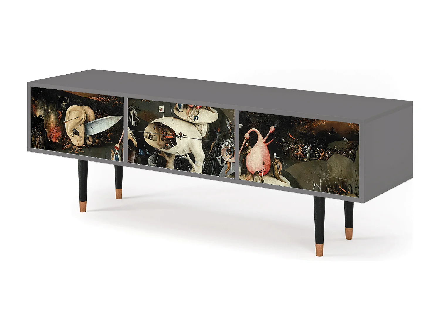 Mobile TV - 170х59х48 cm - T4 - The Garden 2, Grigio