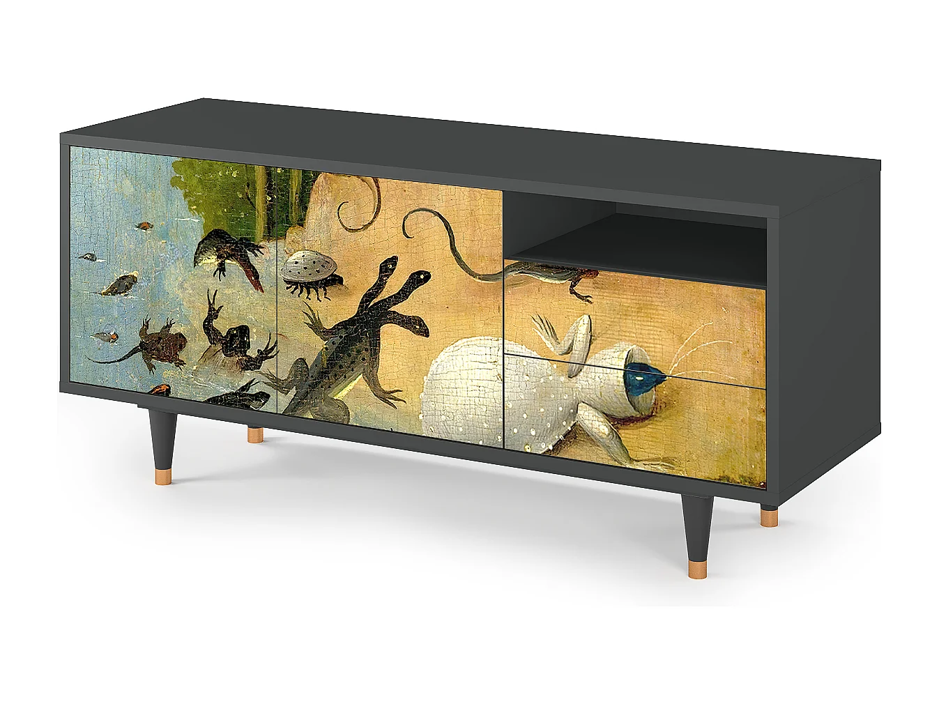 Meuble TV - 125х56х41 cm - T7 - The Garden by Bosch, Anthracite