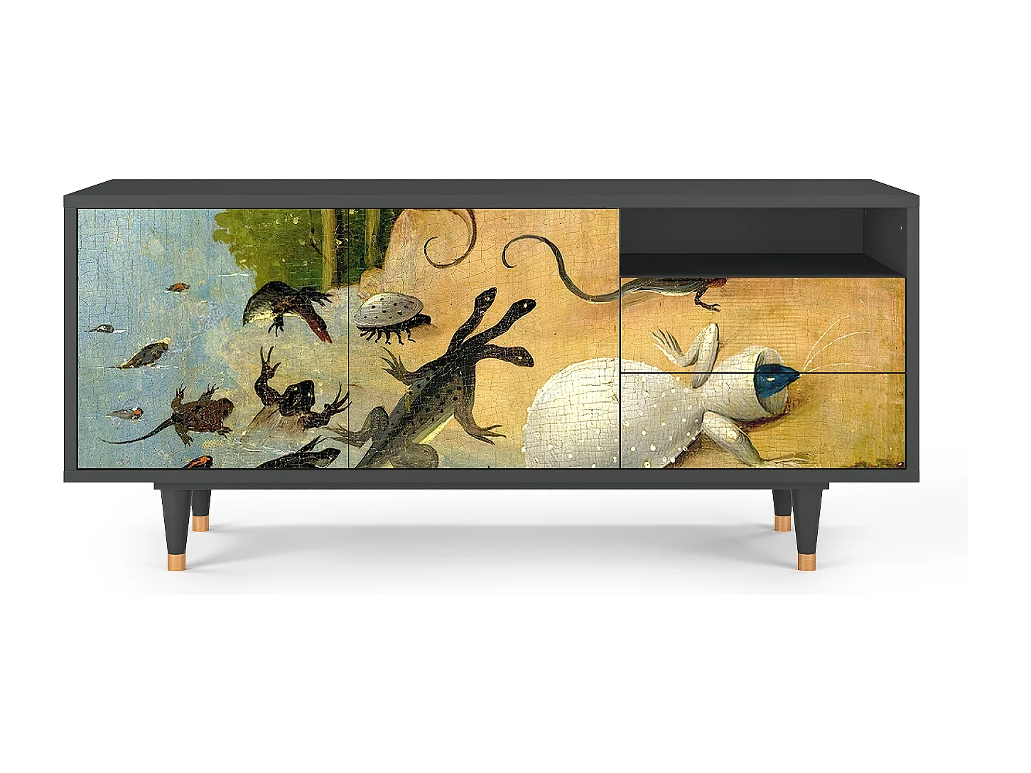 Meuble TV - 125х56х41 cm - T7 - The Garden by Bosch, Anthracite