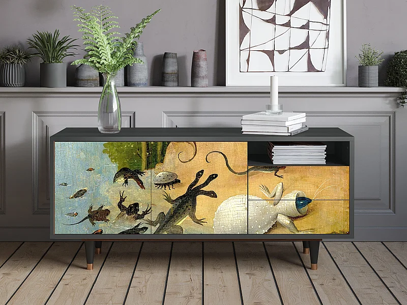 TV-meubel - 125х56х41 cm - T7 - The Garden by Bosch, Antraciet