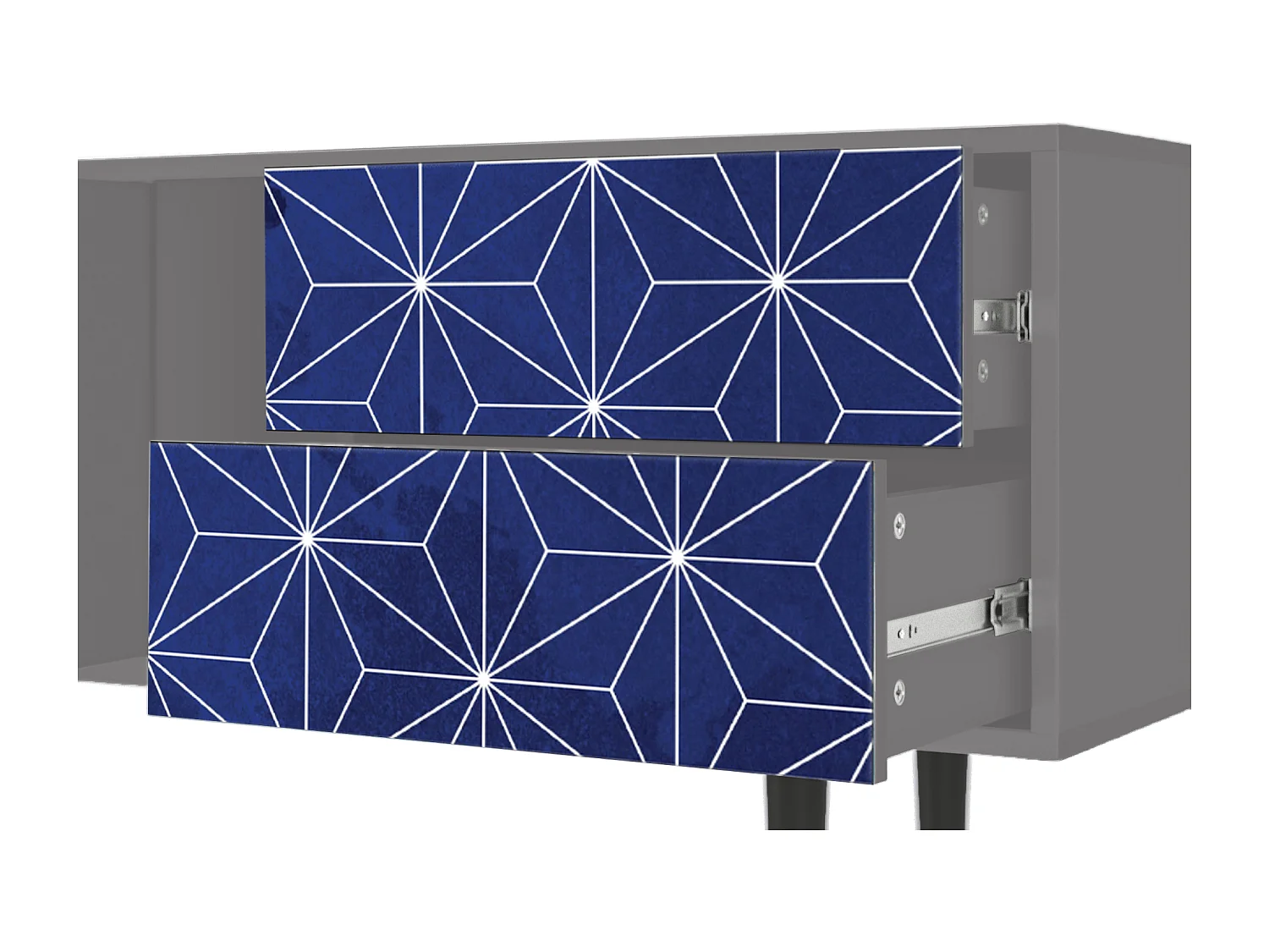 TV-meubel - 170х69х48 cm - T1 - Milky Way, Grijs