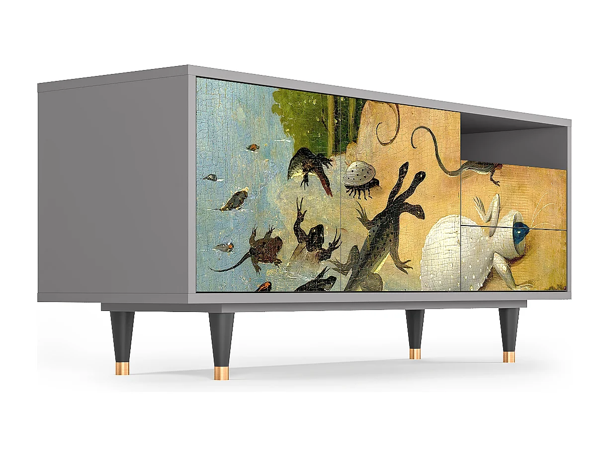Meuble TV - 125х56х41 cm - T7 - The Garden by Bosch, Gris
