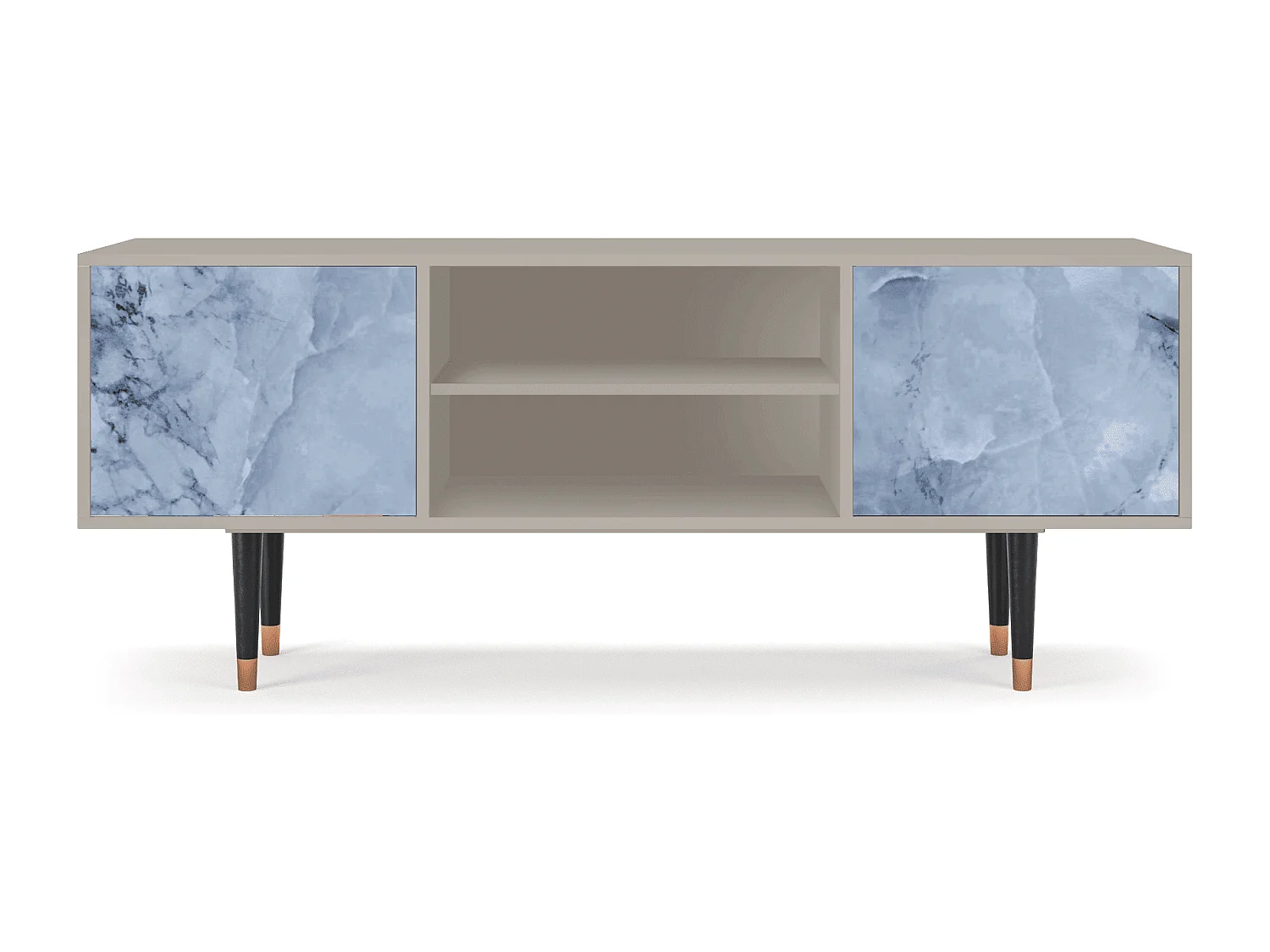 Meuble TV - 170х69х48 cm - T2 - Feather Ice, Sable