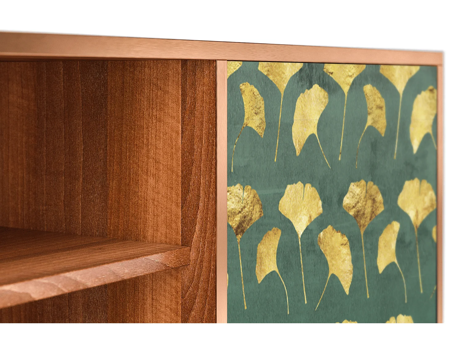 TV-Möbel - 170х69х48 cm - T2 - Gingko leaves, Walnuss