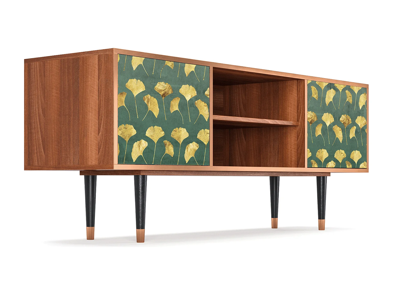 TV-meubel - 170х69х48 cm - T2 - Gingko leaves, Walnoot