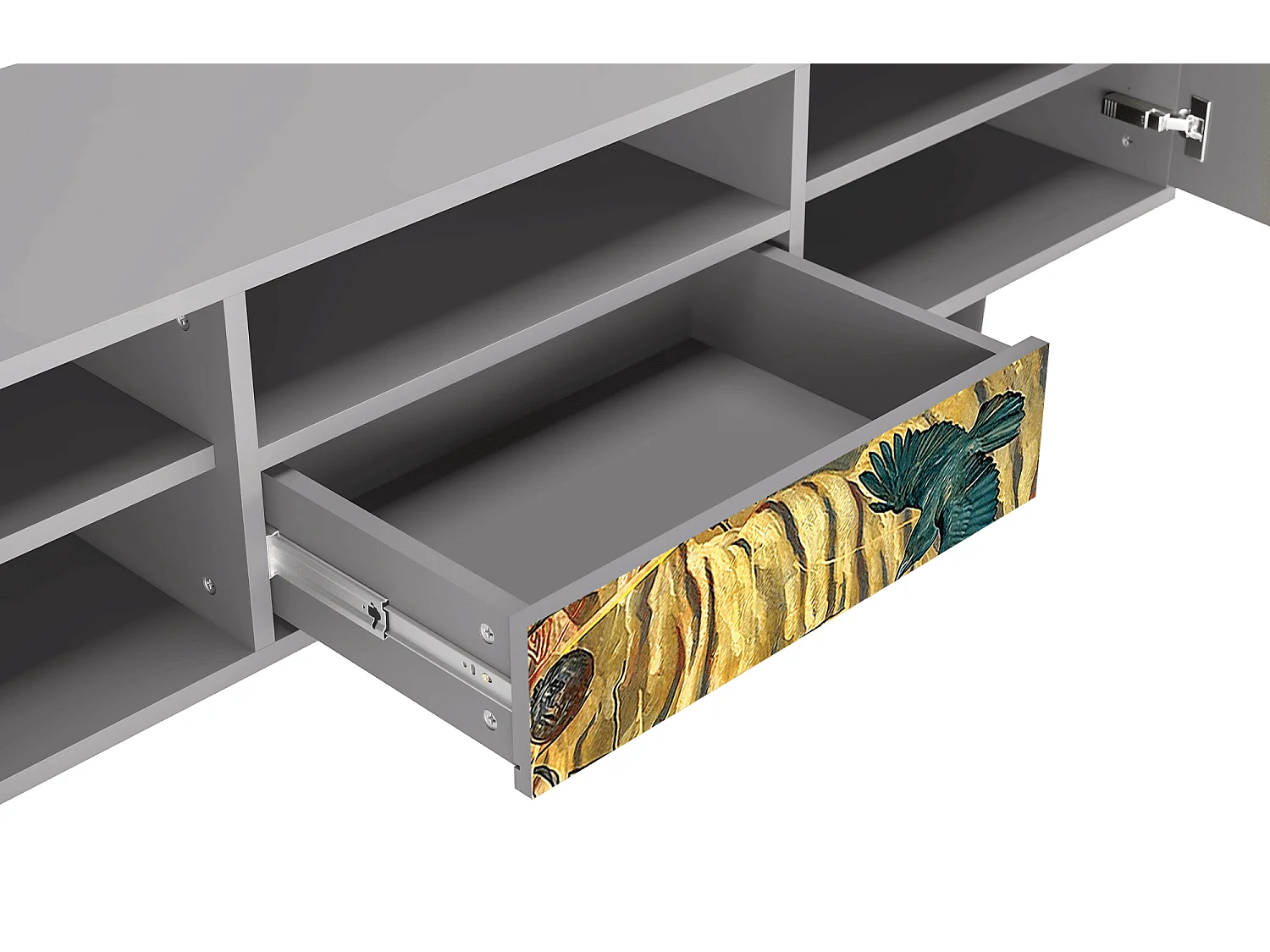 Mueble de TV - 170х59х41 cm - T6 - Blood by James Jean, Cinza