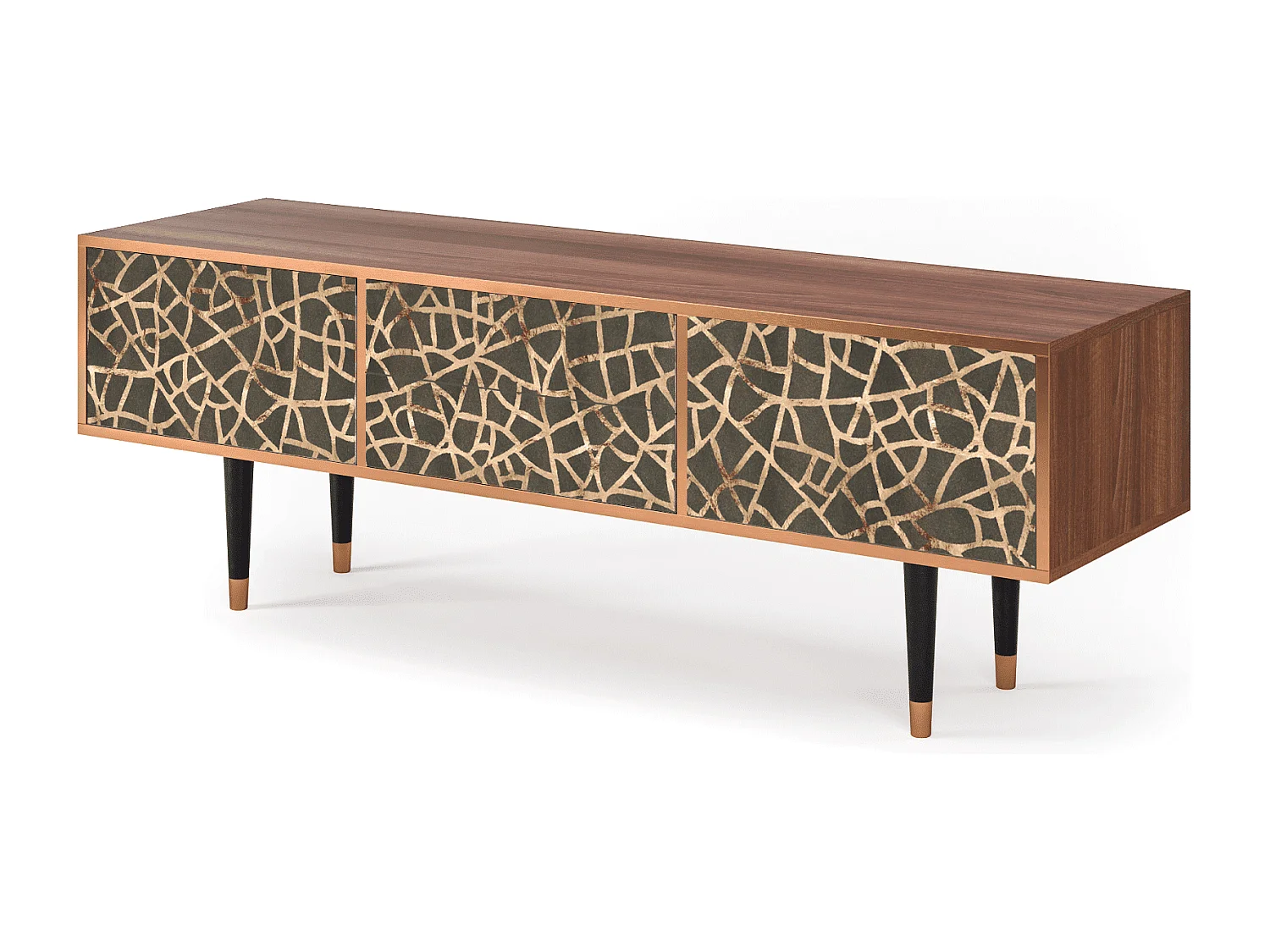 Mueble de TV - 170х59х48 cm - T4 - Enlarged Leaf, Nogueira