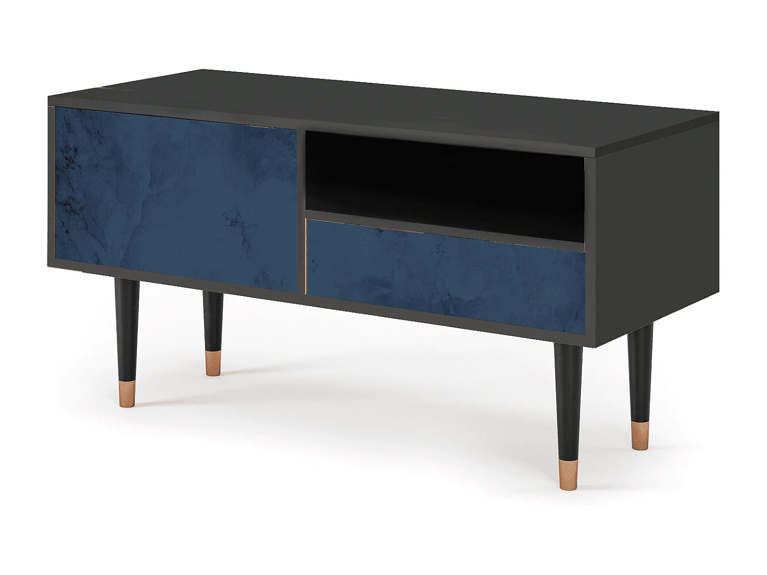 Szafka RTV - 115х59х48 cm - T3 - Endless Galaxi, Antracyt