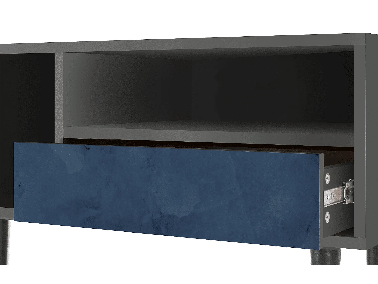 Szafka RTV - 115х59х48 cm - T3 - Endless Galaxi, Antracyt