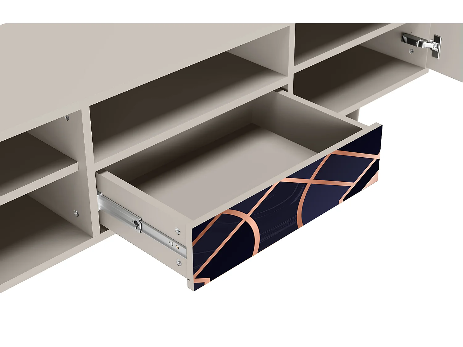 Meuble TV - 170х59х41 cm - T6 - Purple Temple, Sable