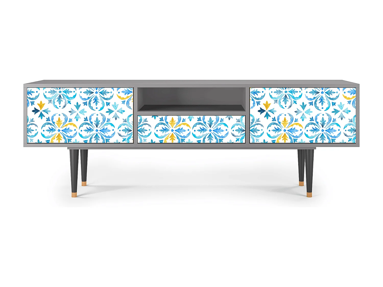 TV-meubel - 170х59х41 cm - T6 - Lisbon Flover, Grijs