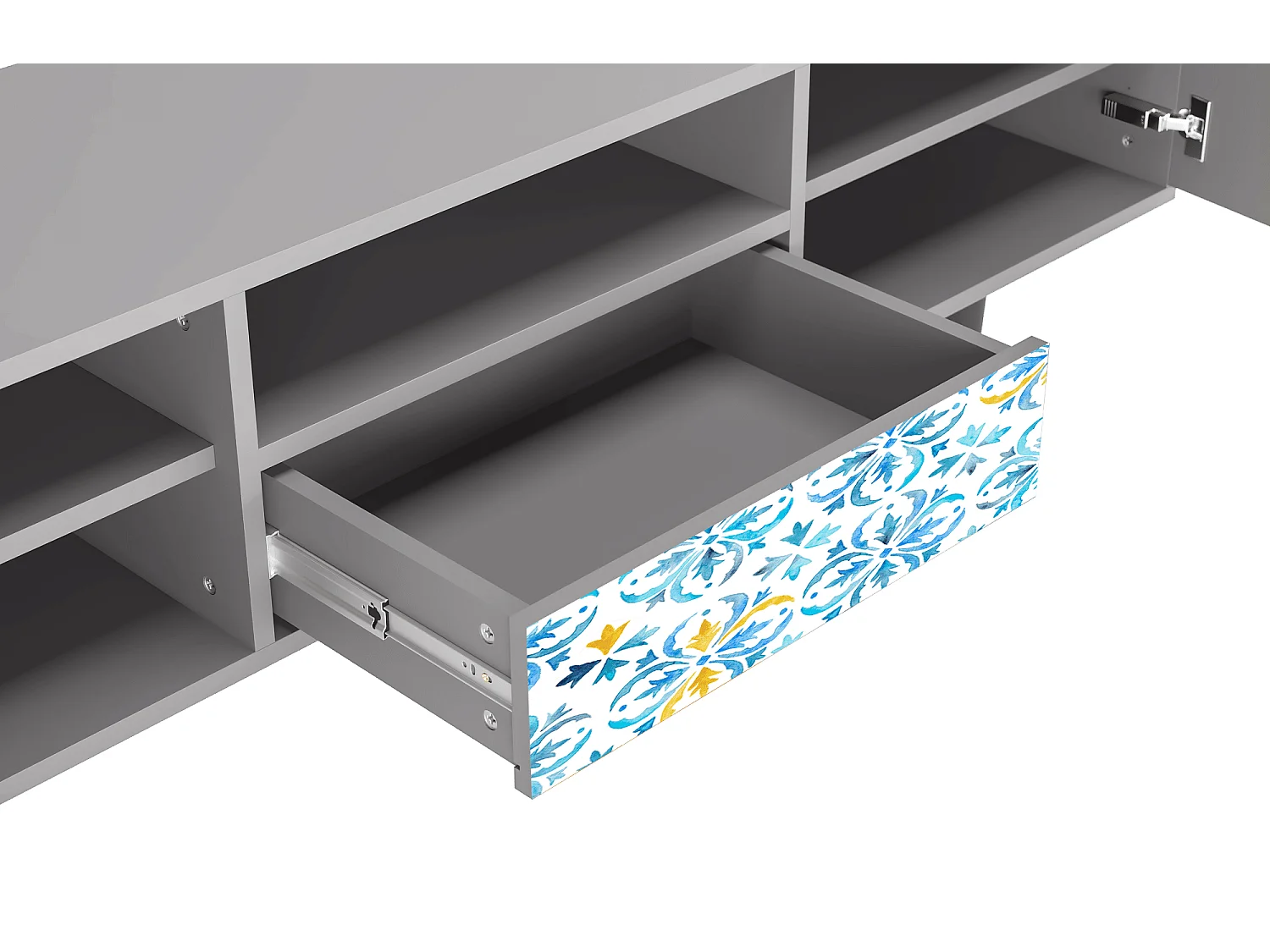 TV-meubel - 170х59х41 cm - T6 - Lisbon Flover, Grijs