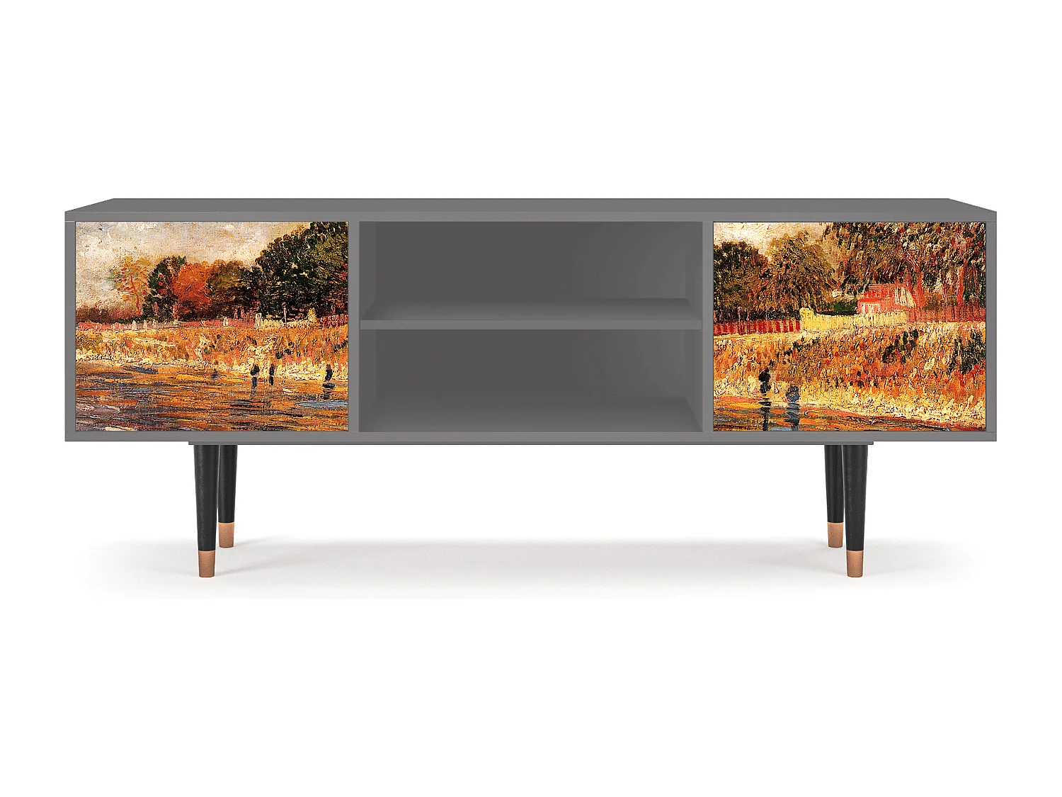 Mobile TV - 170х69х48 cm - T2 - The Banks, Grigio