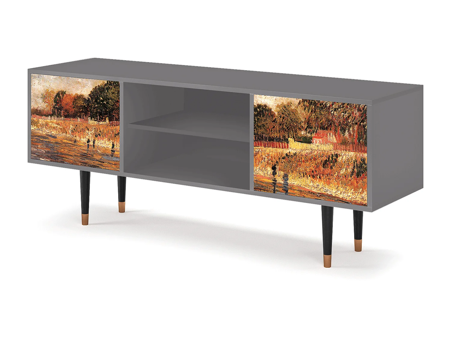 Mobile TV - 170х69х48 cm - T2 - The Banks, Grigio