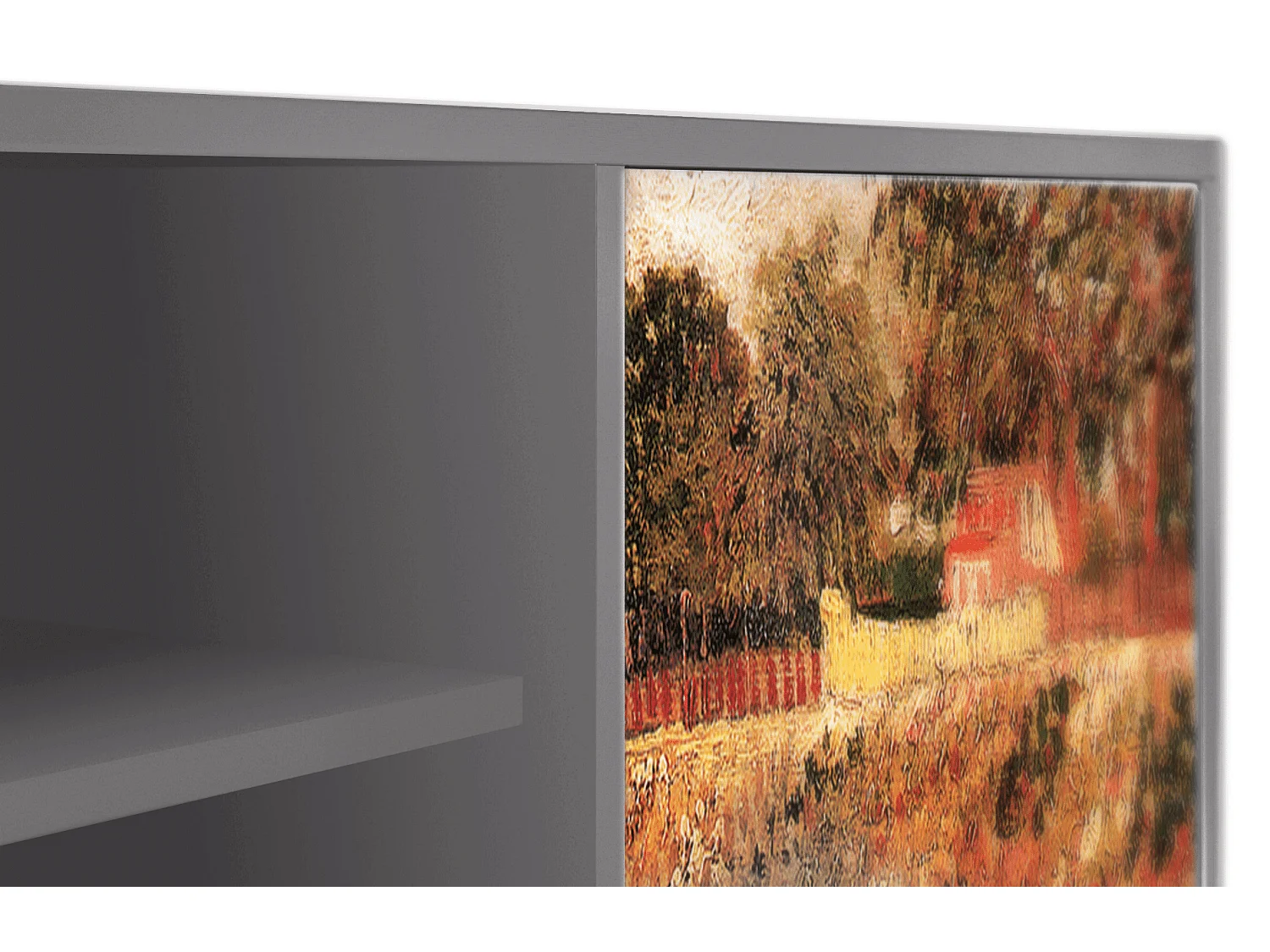 Mobile TV - 170х69х48 cm - T2 - The Banks, Grigio