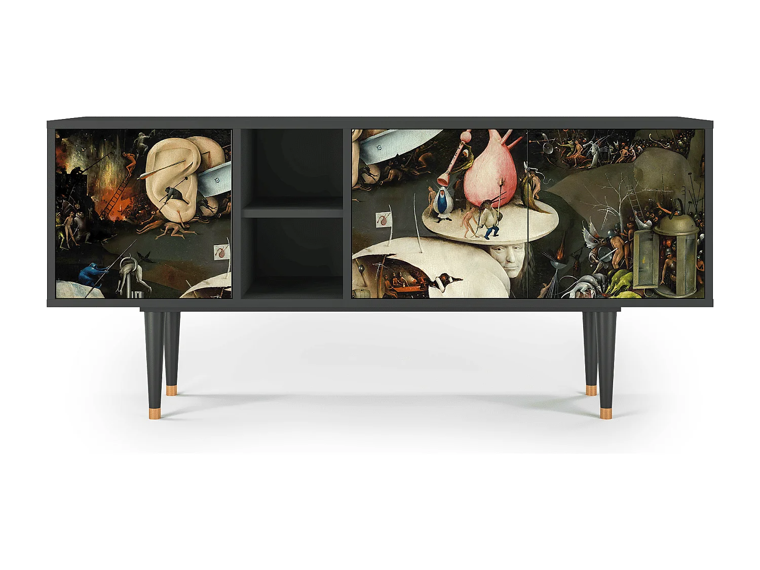 Meuble TV - 150х69х41 cm - T5 - The Garden 2, Anthracite
