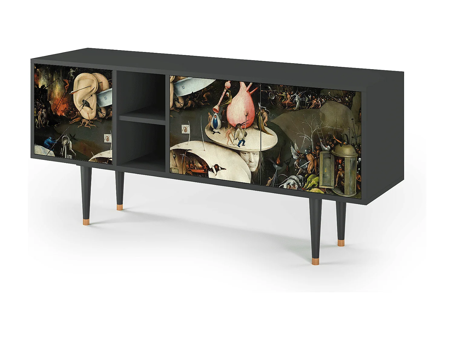 Meuble TV - 150х69х41 cm - T5 - The Garden 2, Anthracite