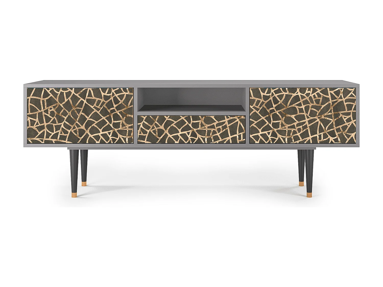 TV-Möbel - 170х59х41 cm - T6 - Enlarged Leaf, Grau