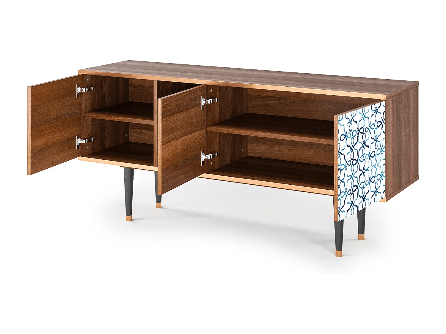 Mobile TV - 150х69х41 cm - T5 - Marine Strings, Noce