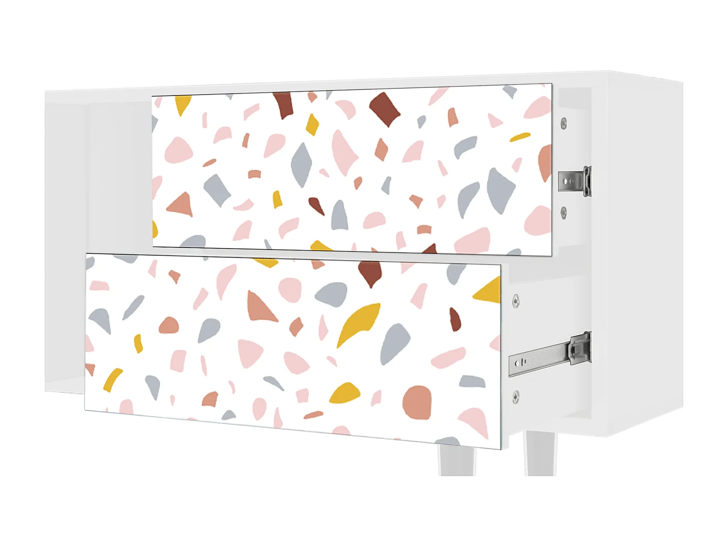 Mobile TV - 170х69х48 cm - T1 - Marmelade Cheese, Bianco