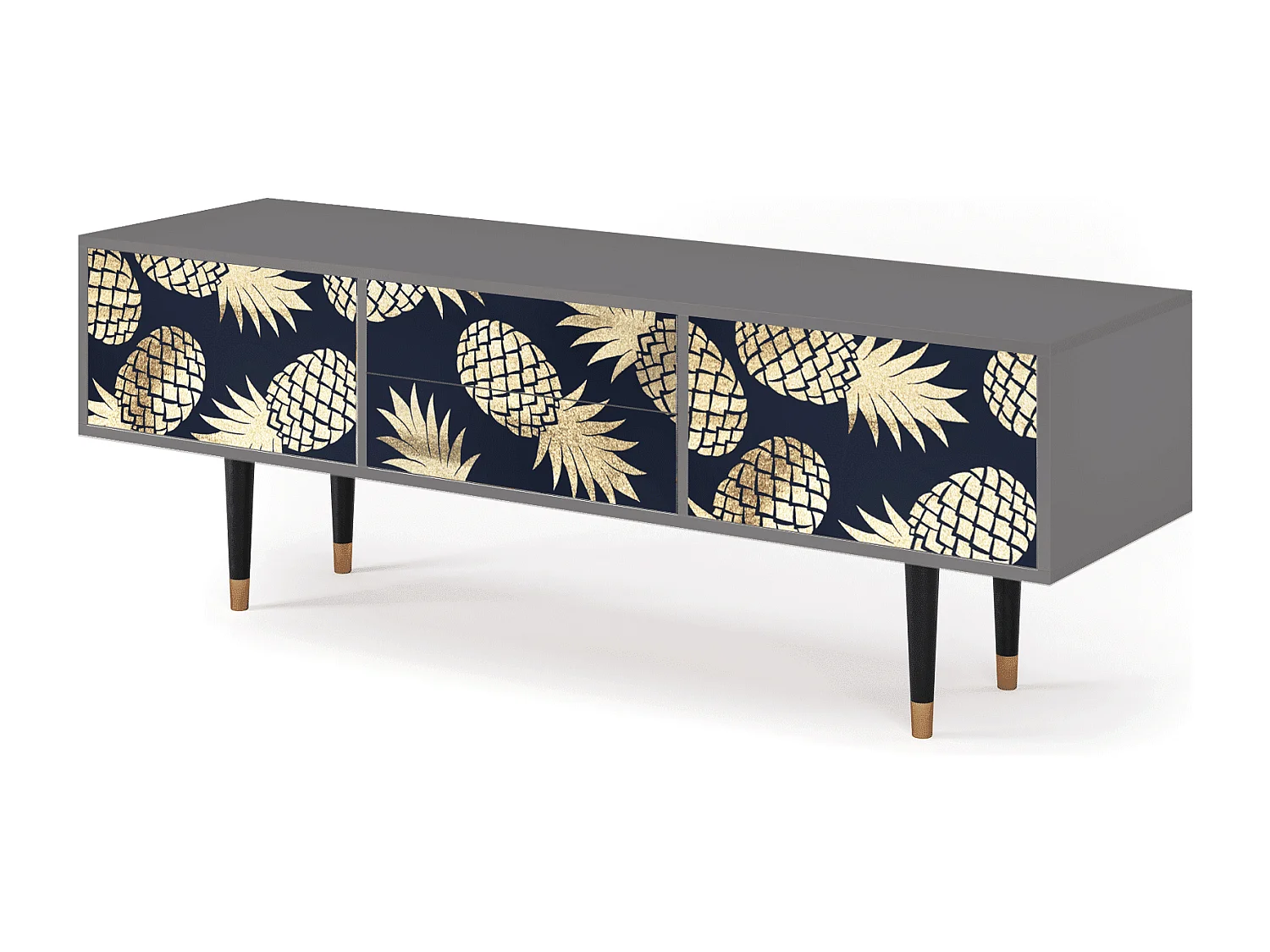 Meuble TV - 170х59х48 cm - T4 - Sunny Pineaple, Gris