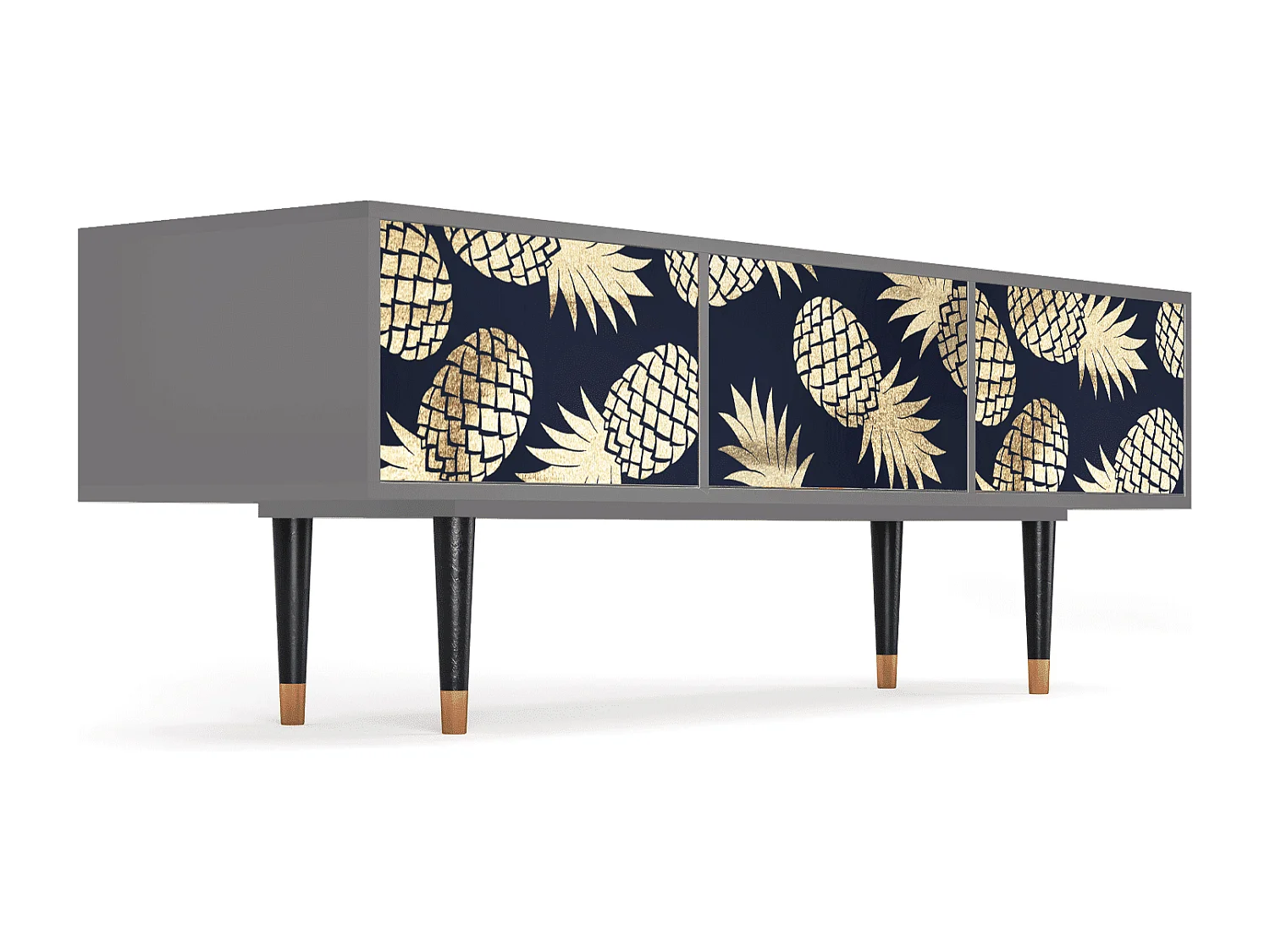 Meuble TV - 170х59х48 cm - T4 - Sunny Pineaple, Gris