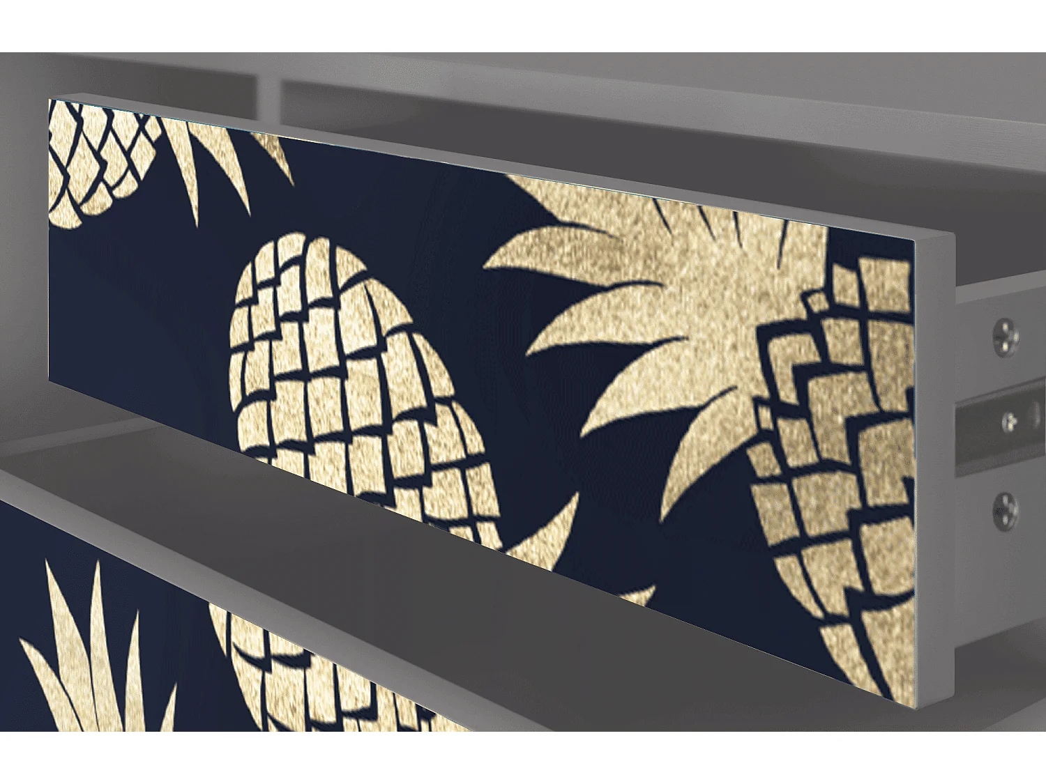 Meuble TV - 170х59х48 cm - T4 - Sunny Pineaple, Gris