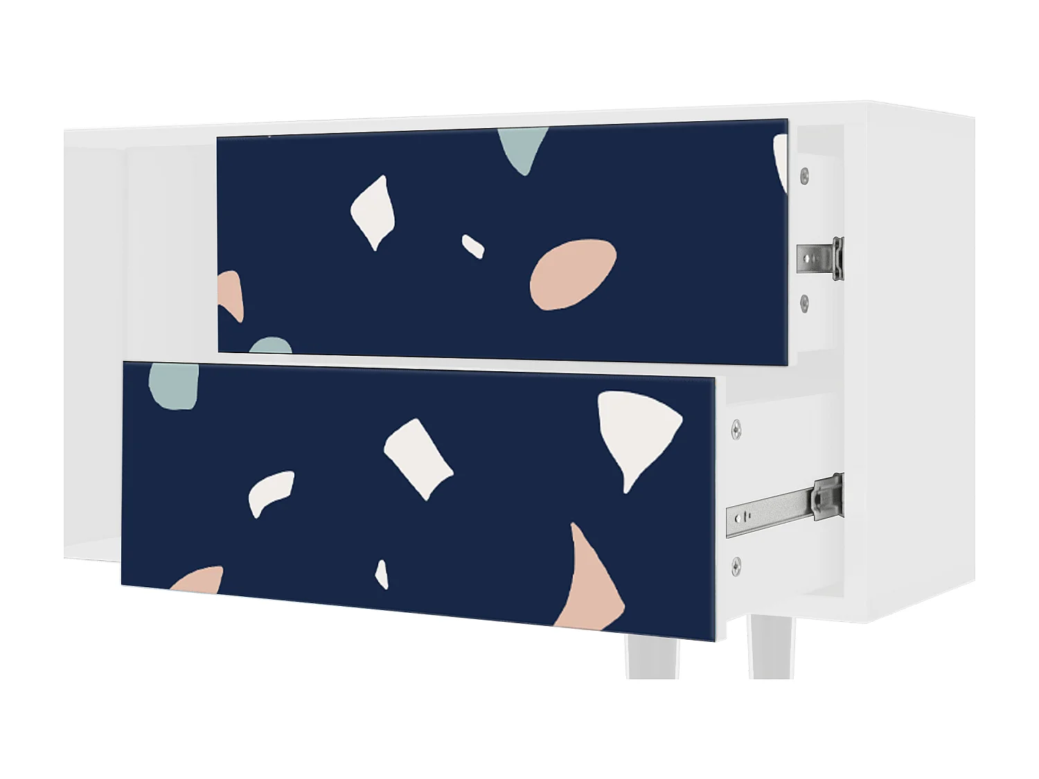 Mobile TV - 170х69х48 cm - T1 - Space Satellites, Bianco