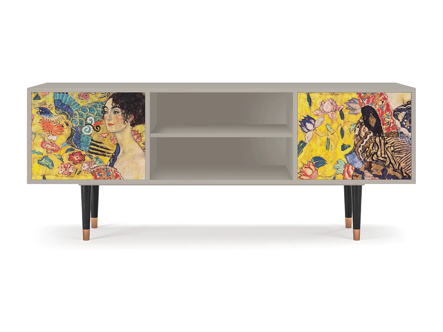 TV-meubel - 170х69х48 cm - T2 - Lady with Fan by Klimt, Zand