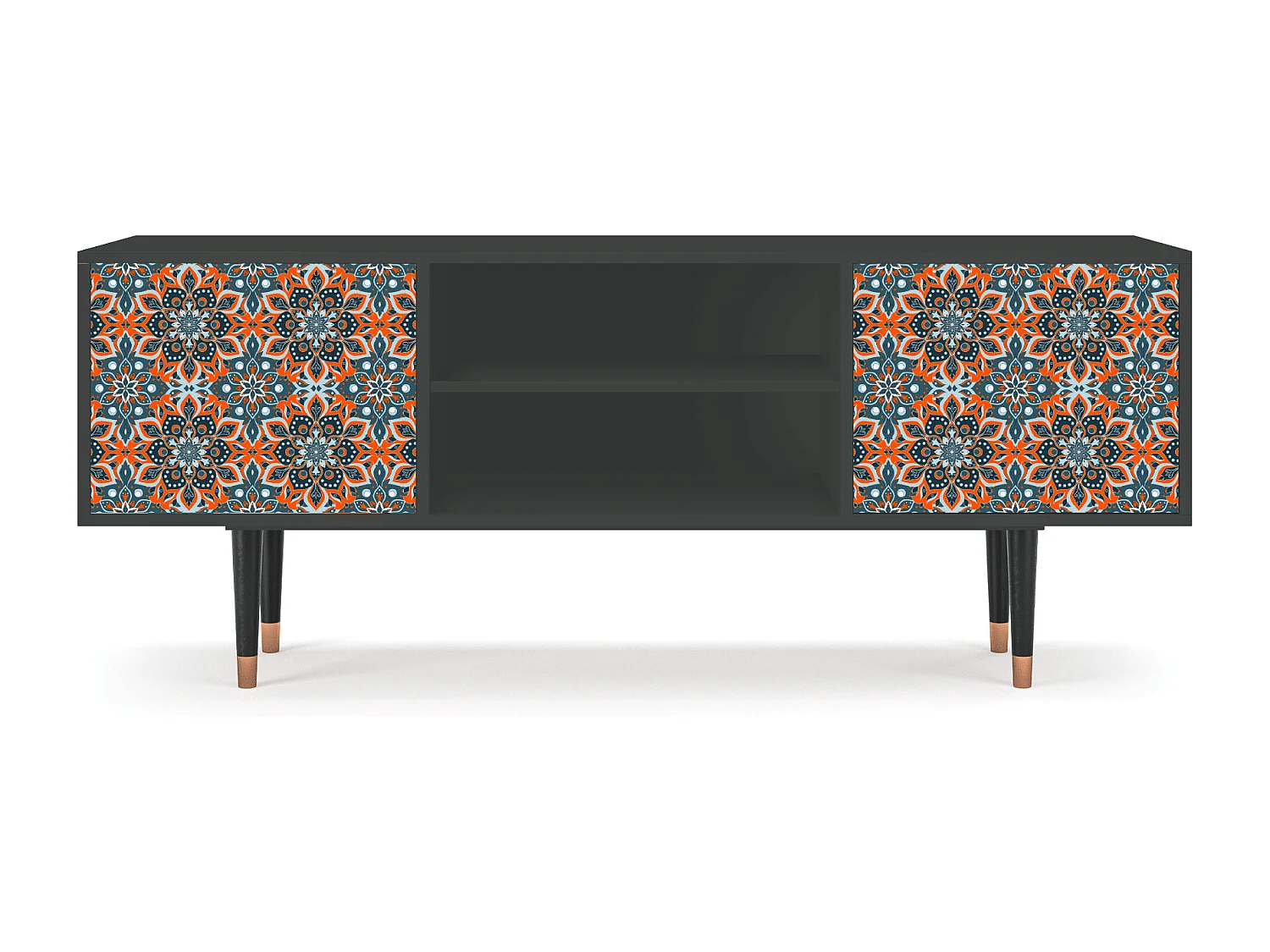 Mobile TV - 170х69х48 cm - T2 - Fire Beetle, Antracite