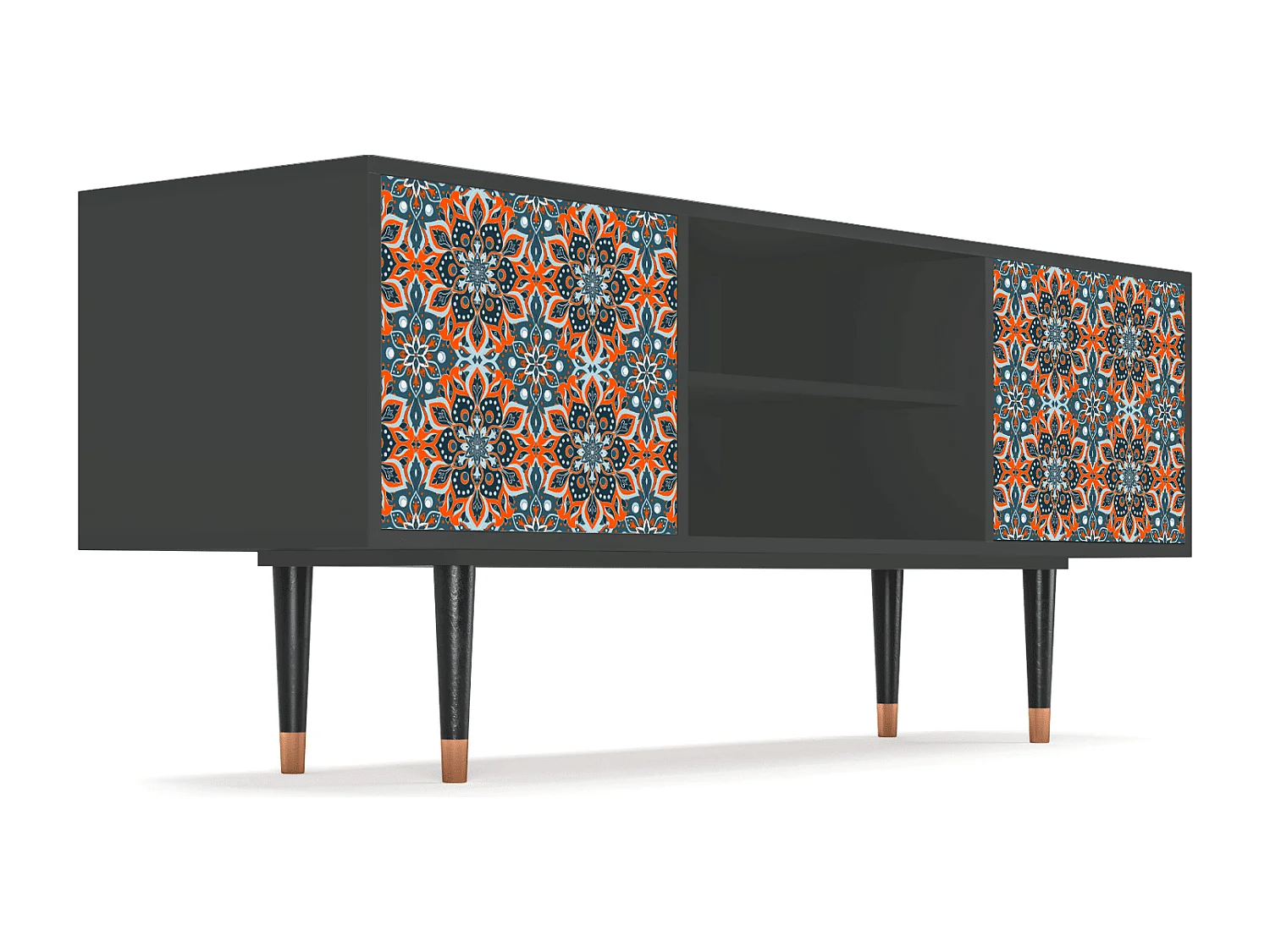 Mobile TV - 170х69х48 cm - T2 - Fire Beetle, Antracite