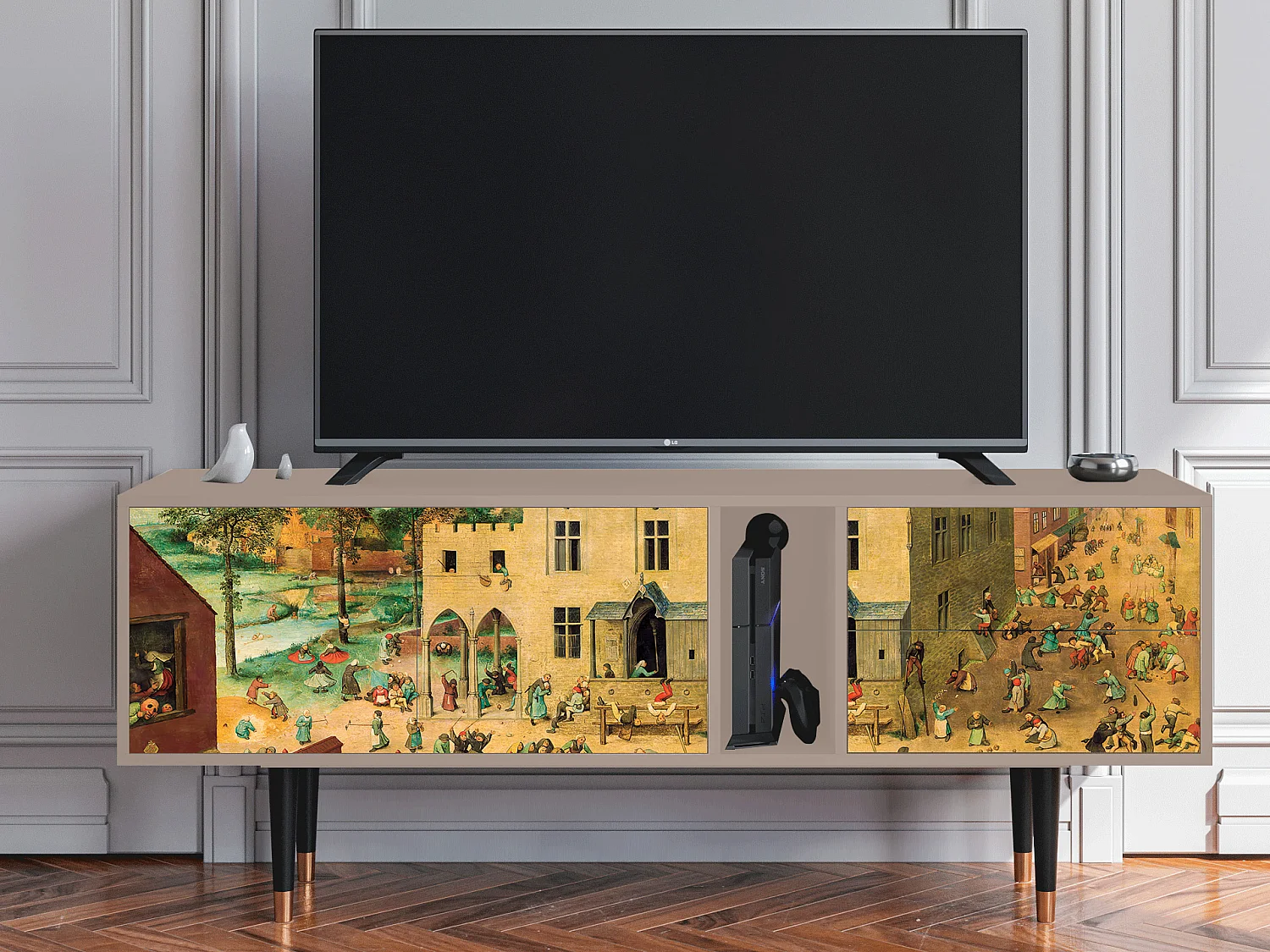 Meuble TV - 170х69х48 cm - T1 - Children Games, Latte