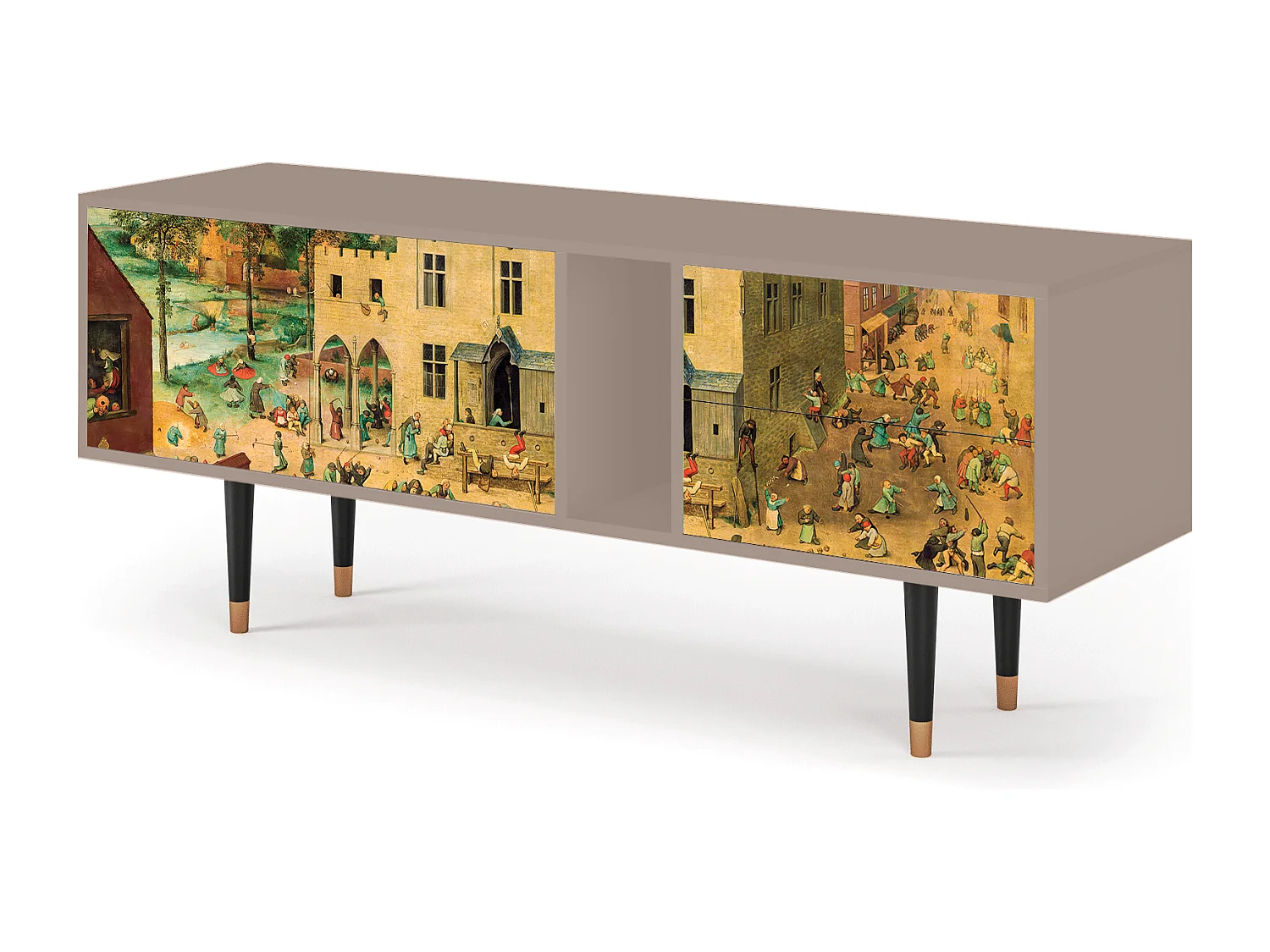 Meuble TV - 170х69х48 cm - T1 - Children Games, Latte