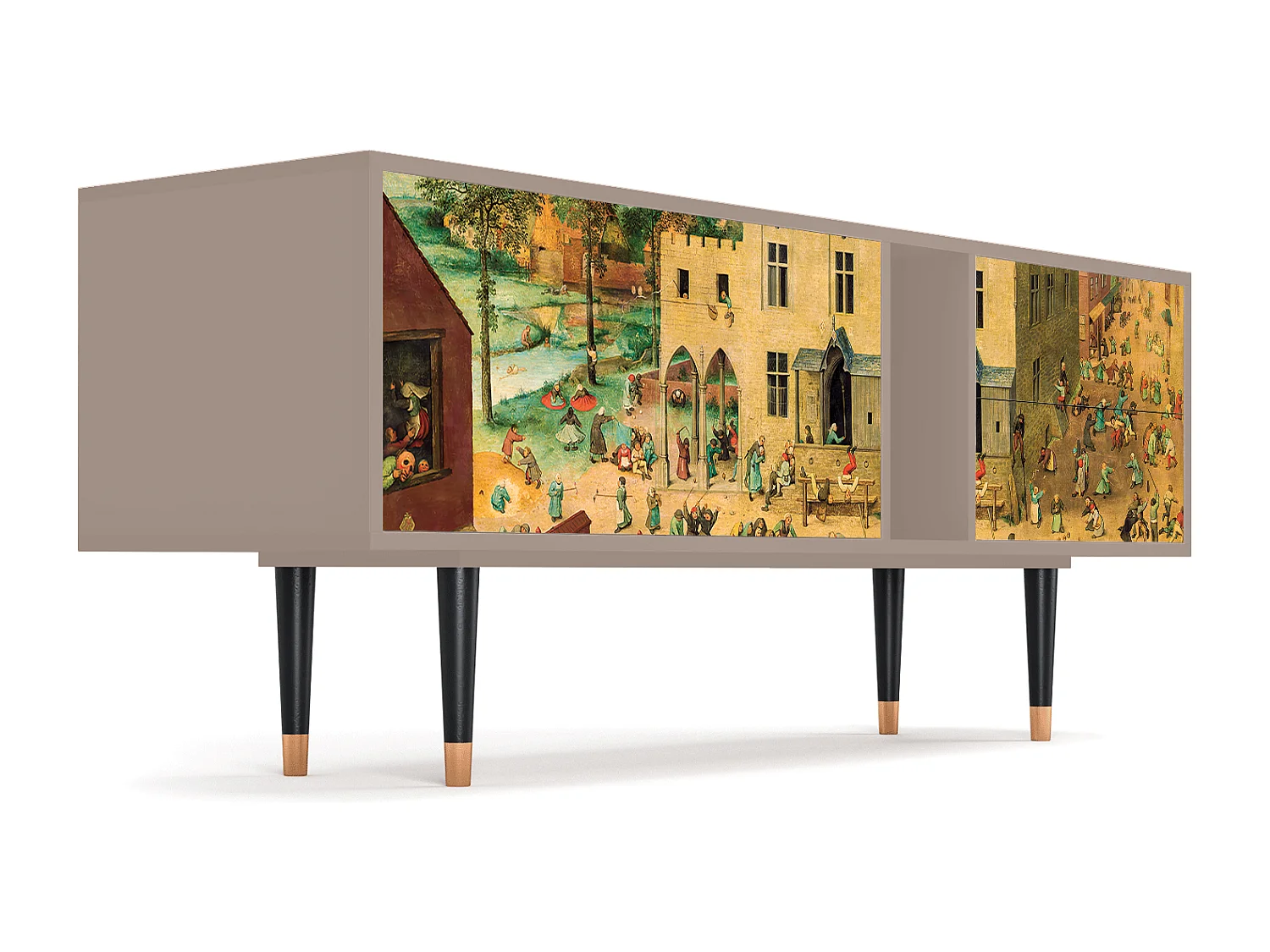 TV-meubel - 170х69х48 cm - T1 - Children Games, Latte