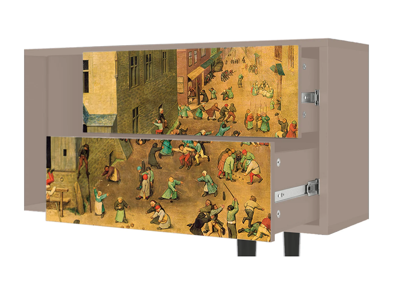 TV-meubel - 170х69х48 cm - T1 - Children Games, Latte