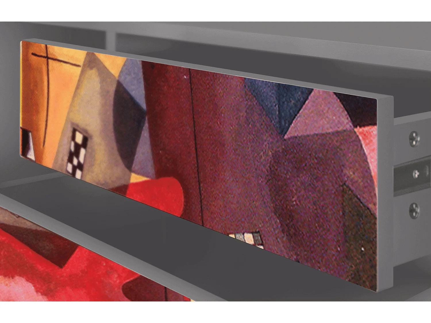 Meuble TV - 170х59х48 cm - T4 - Modern Art, Gris