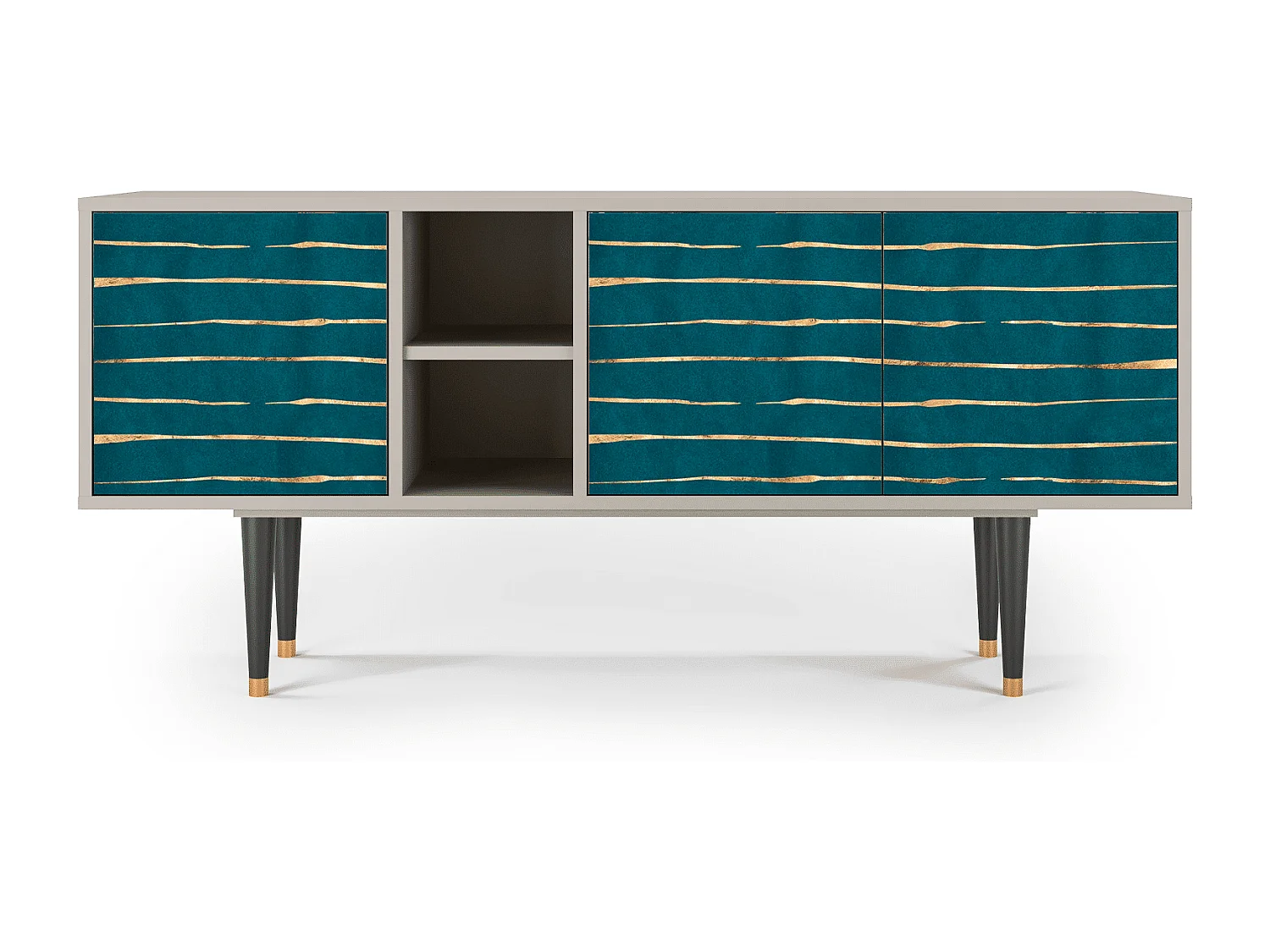 Szafka RTV - 150х69х41 cm - T5 - Ocean Drive, Piaskowy