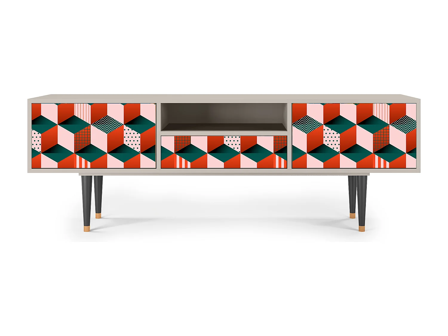 Meuble TV - 170х59х41 cm - T6 - Pepsi-Cola, Sable