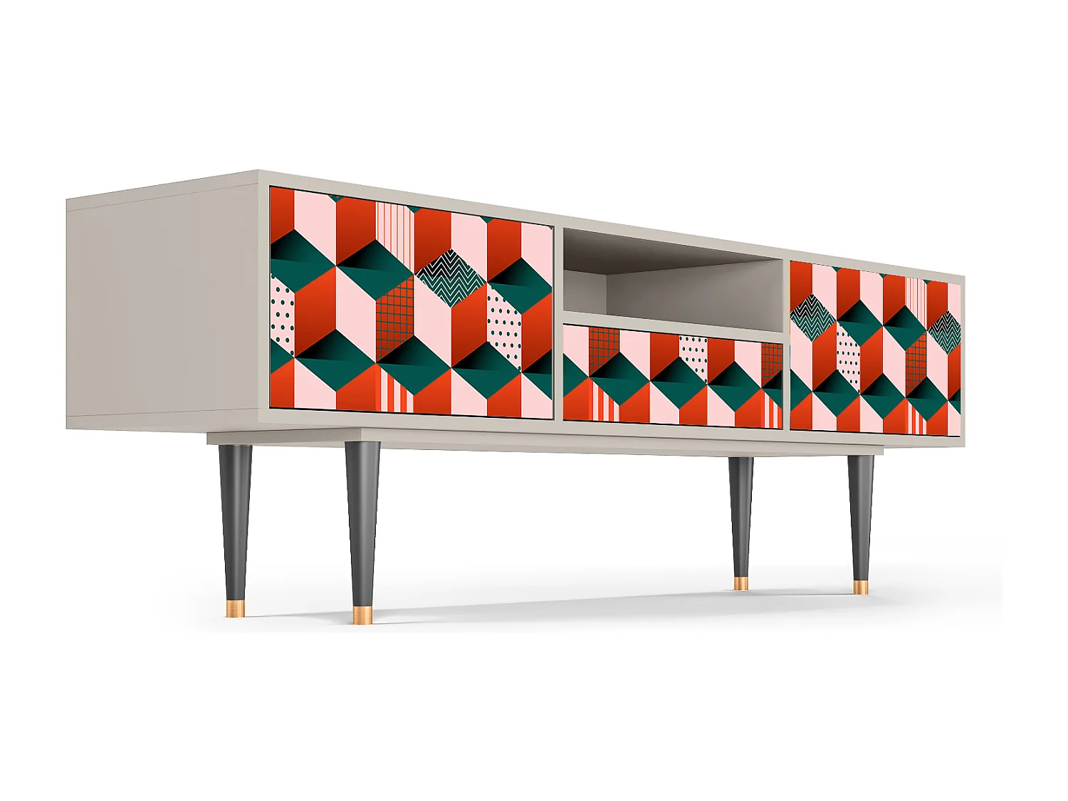 Meuble TV - 170х59х41 cm - T6 - Pepsi-Cola, Sable